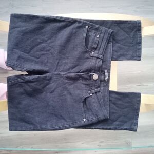 Simon Chang Black Straight Leg Women's Jeans